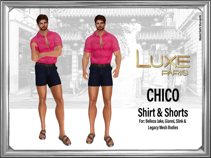 LUXE Paris CHICO Mens Ensemble