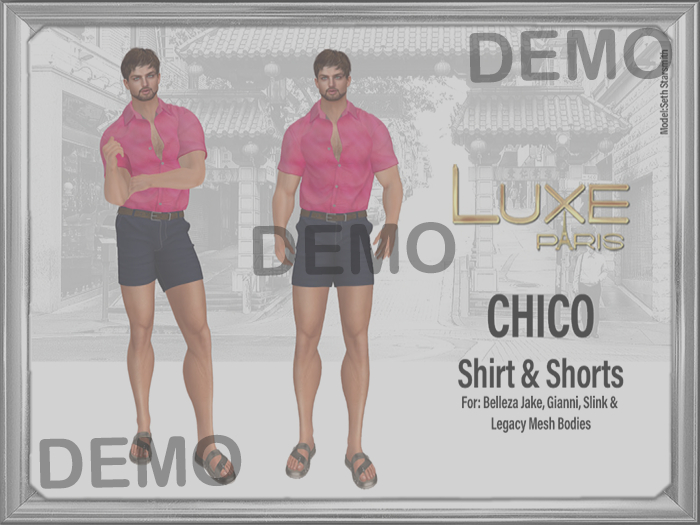 LUXE Paris DEMO CHICO Mens Ensemble