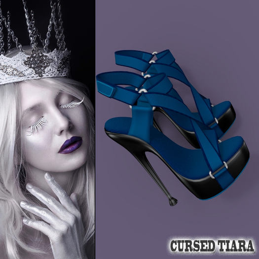 Blue Strap Heels KUPRA