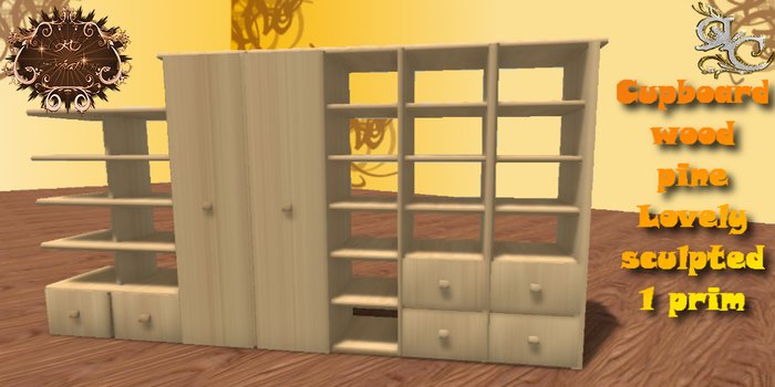 Cupboard wood pine 