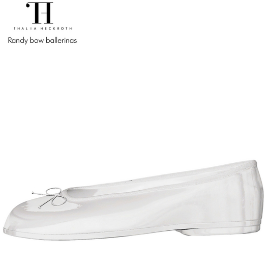 Thalia Heckroth - Randy bow ballerinas WHITE