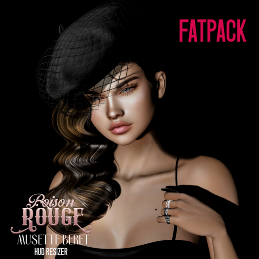 POISON ROUGE Musette Beret FATPACK