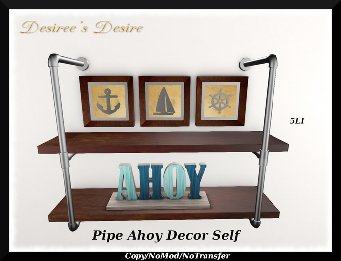 Pipe Ahoy Decor Self