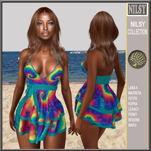 TYE DYE BEACH DRESS
