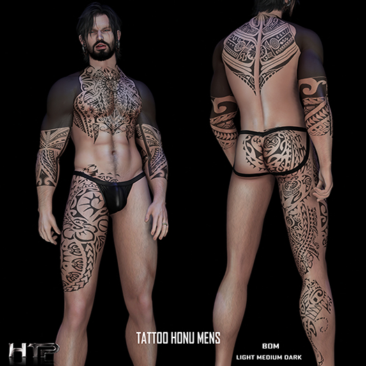 HARI TATTOO HONU MENS  BOX
