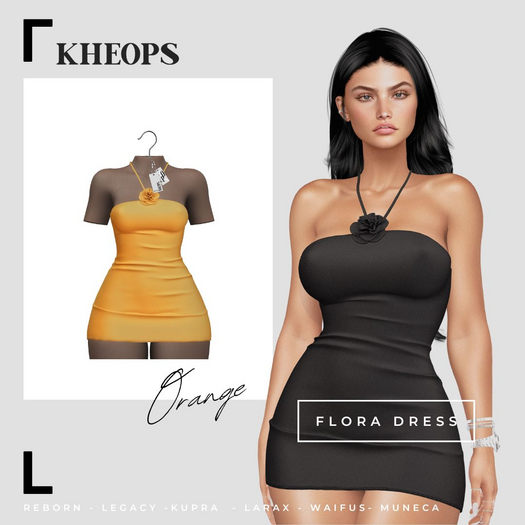 Kheops  /\ - FLORA - DRESS - Orange