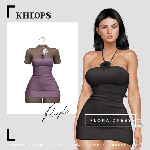 Kheops  /\ - FLORA - DRESS - Purple