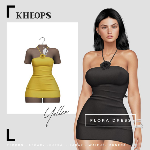 Kheops  /\ - FLORA - DRESS - Yellow