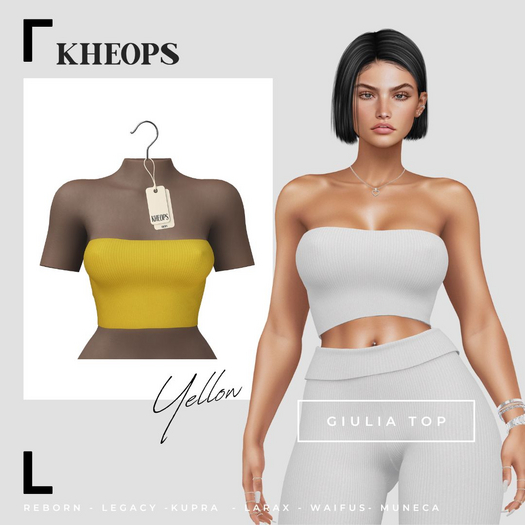 Kheops  /\ - GIULIA - TOP - Yellow