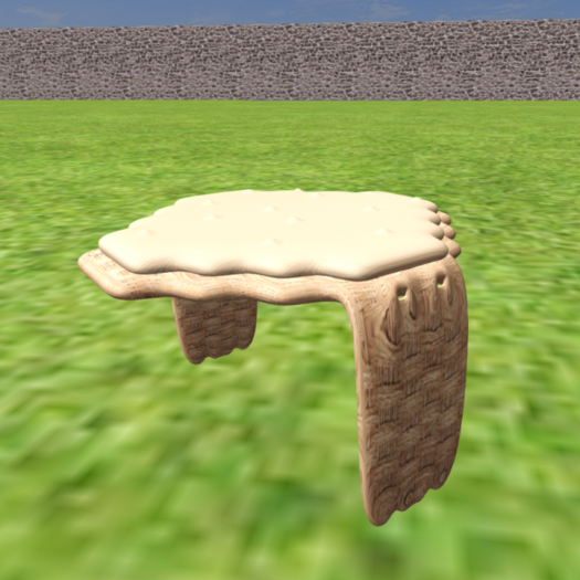 Hocker, Stool, Table, FP, mesh