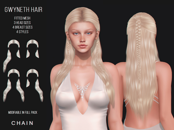 CHAIN - Gwyneth Hair - Browns & Reds