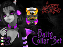 .:DD:. BATTY COLLAR SET