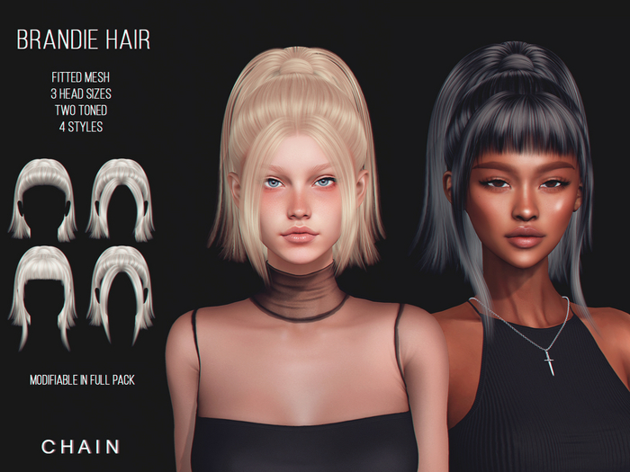 CHAIN - Brandie Hair - Browns & Reds