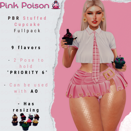Pink Poison -  PBR Stuffed Cupcake "Fullpack"