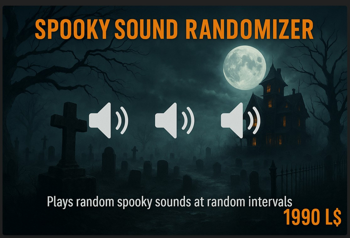 Spooky Sound Randomizer – Automatic Creepy Sound Player for Haunted Builds & Scary Events