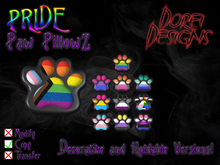 .:DD:. PRIDE PAW PILLOWZ