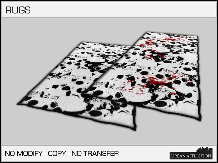 ..:: URBAN AFFLICTION ::.. Rugs / Skulls  