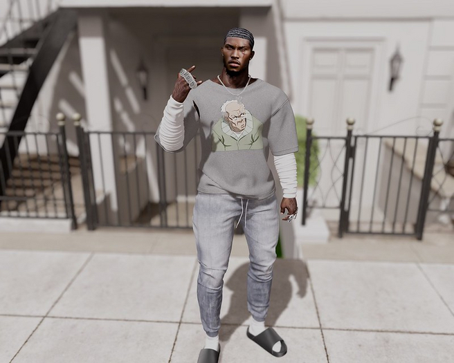 PRETTY&URBAN~BOONDOCKS ROBERT(GREY)