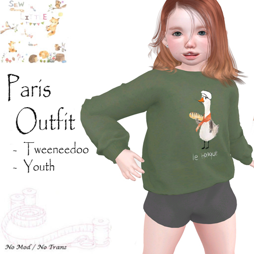 -S- Paris Outfit Tweeneedoo & Youth