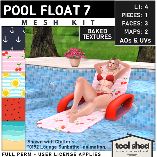 Tool Shed - Pool Float 7 Mesh Kit 