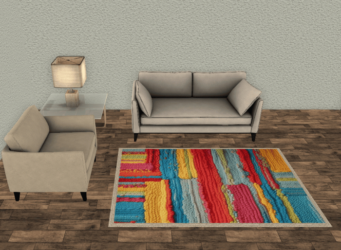 Rug rectangle #035