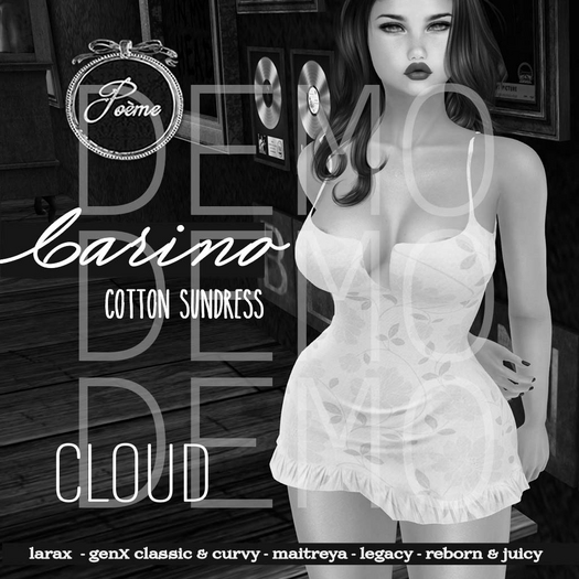 {Poeme} DEMO Carino Soft Cotton Dress