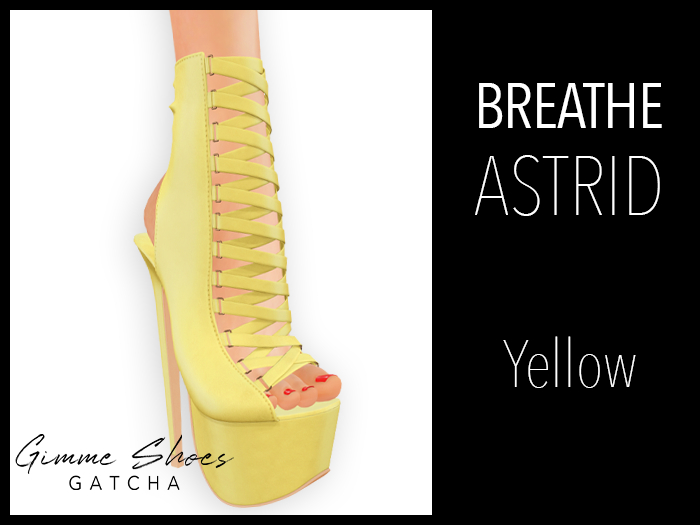 [BREATHE]-Astrid Heels-Prime Yellow-M.LARA