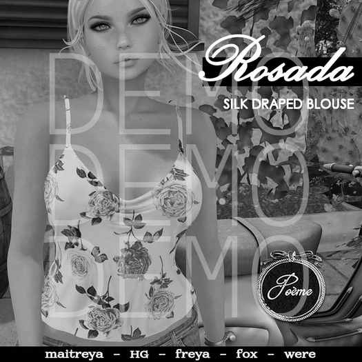 {Poeme} DEMO La Rosada Blouse
