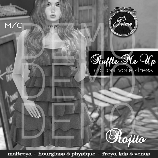 {Poeme} DEMO Ruffle Me Up Dresses