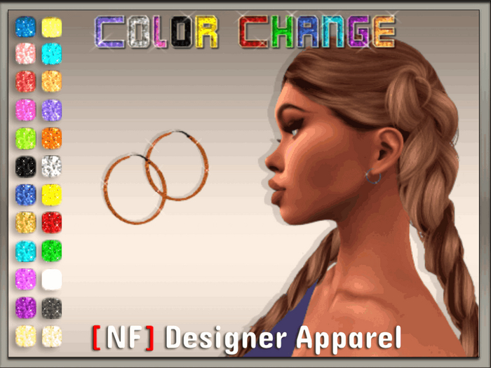 [NF] Jewelry Color Change Small Hoop Earrings
