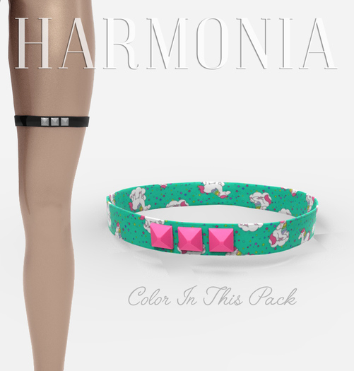 Green Unicorns Leg Belt Maitreya
