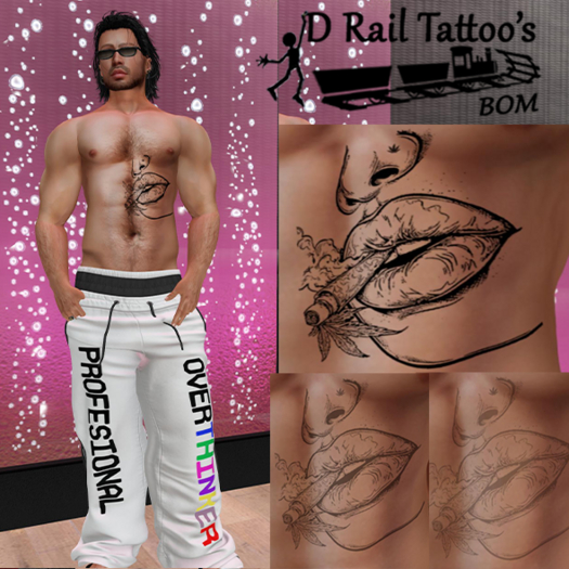 Joint Girl Chest Tattoo – BOM