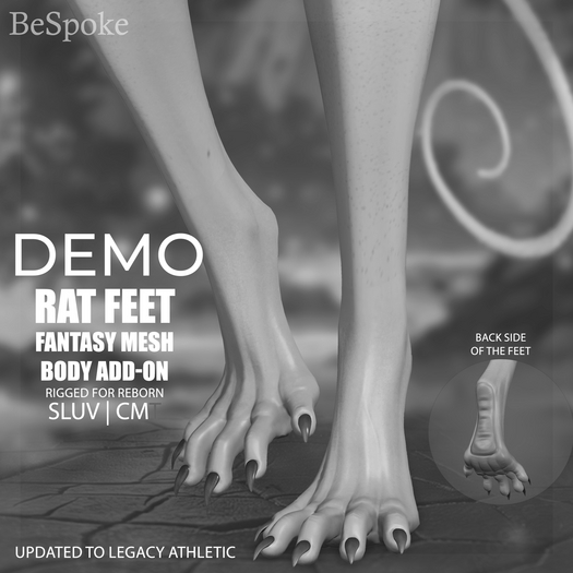 BeSpoke - Rat Feet DEMO v3 - [Reborn] [Athletic] - Unpacker
