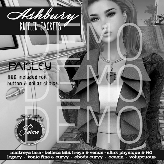 {Poeme} DEMO Ashbury Ruffled Jackets