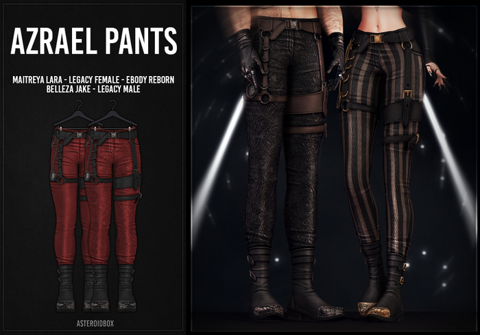 AsteroidBox. Azrael Pants - Red
