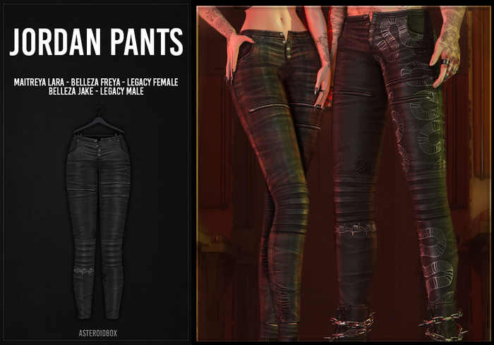 AsteroidBox. Jordan Pants - Black