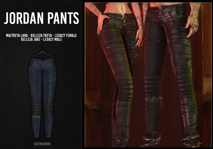 AsteroidBox. Jordan Pants - Blue