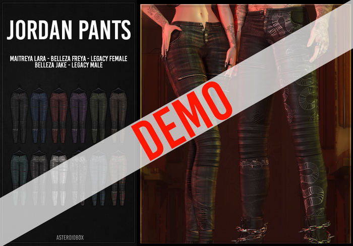 AsteroidBox. Jordan Pants - DEMO