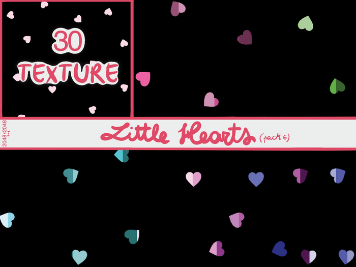 Little Hearts (pack6)