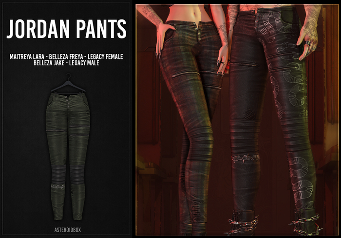 AsteroidBox. Jordan Pants - Green