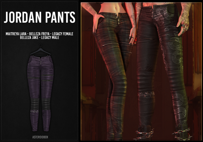 AsteroidBox. Jordan Pants - Purple