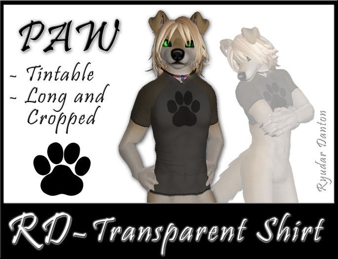 RD - Transp. Shirt Paw