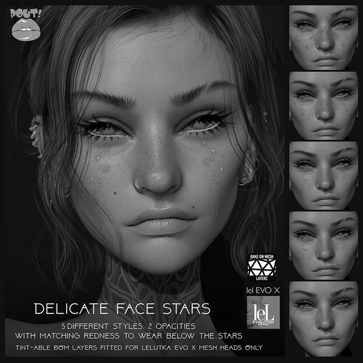 [POUT!] Delicate Face Stars - DEMO