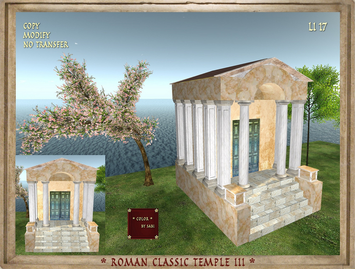 Roman / Greek Classic Temple model III 