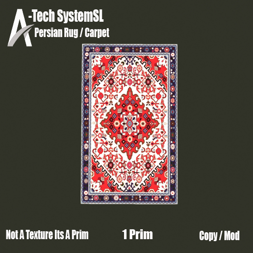 ATech SystemSL - 11 Red White Persian Carpet