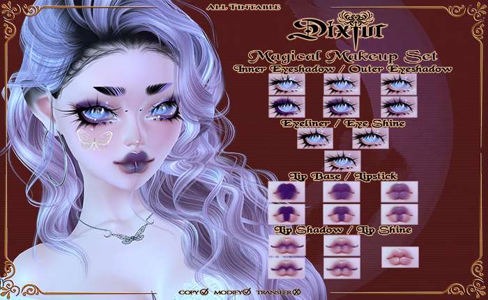 .Dixtur. - GENUS/SLUV/BOM - Magical Makeup Set [Add/Wear]