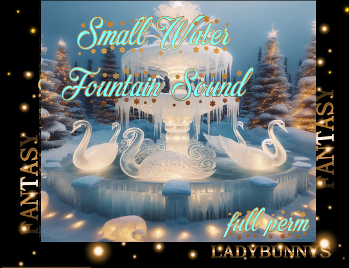 Bunny's Sounds -Small Water Fountain-full perm sound