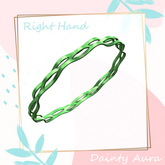 Green Wavy Bracelet LARAX & Unrigged