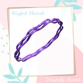 Purple Wavy Bracelet LARAX & Unrigged