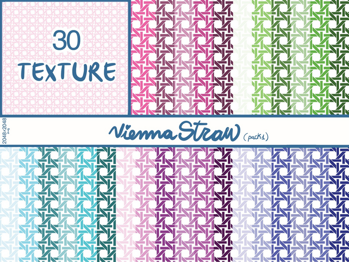Vienna Straw (pack1)